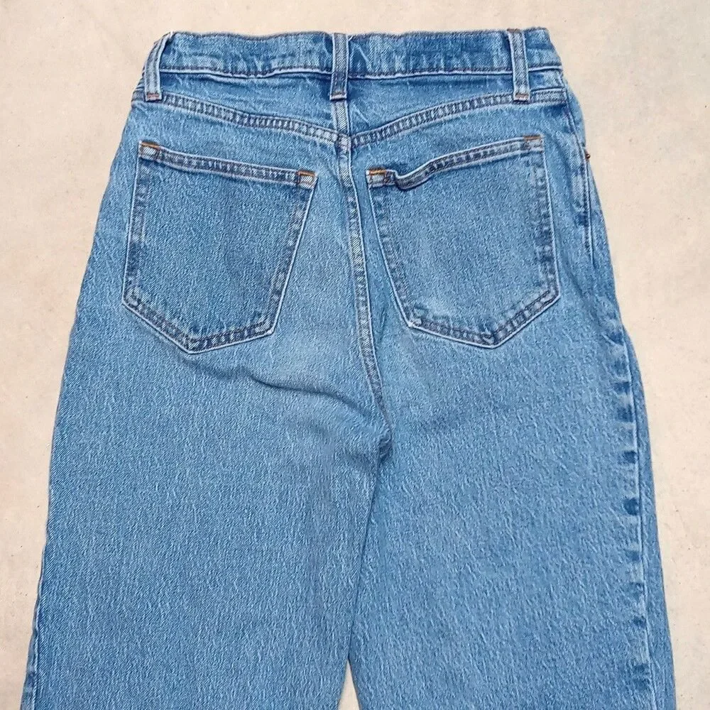 Abercrombie & Fitch Jeans Sz 26 / 2 Long 90s Relaxed High Rise Curve Love - Picture 5 of 10
